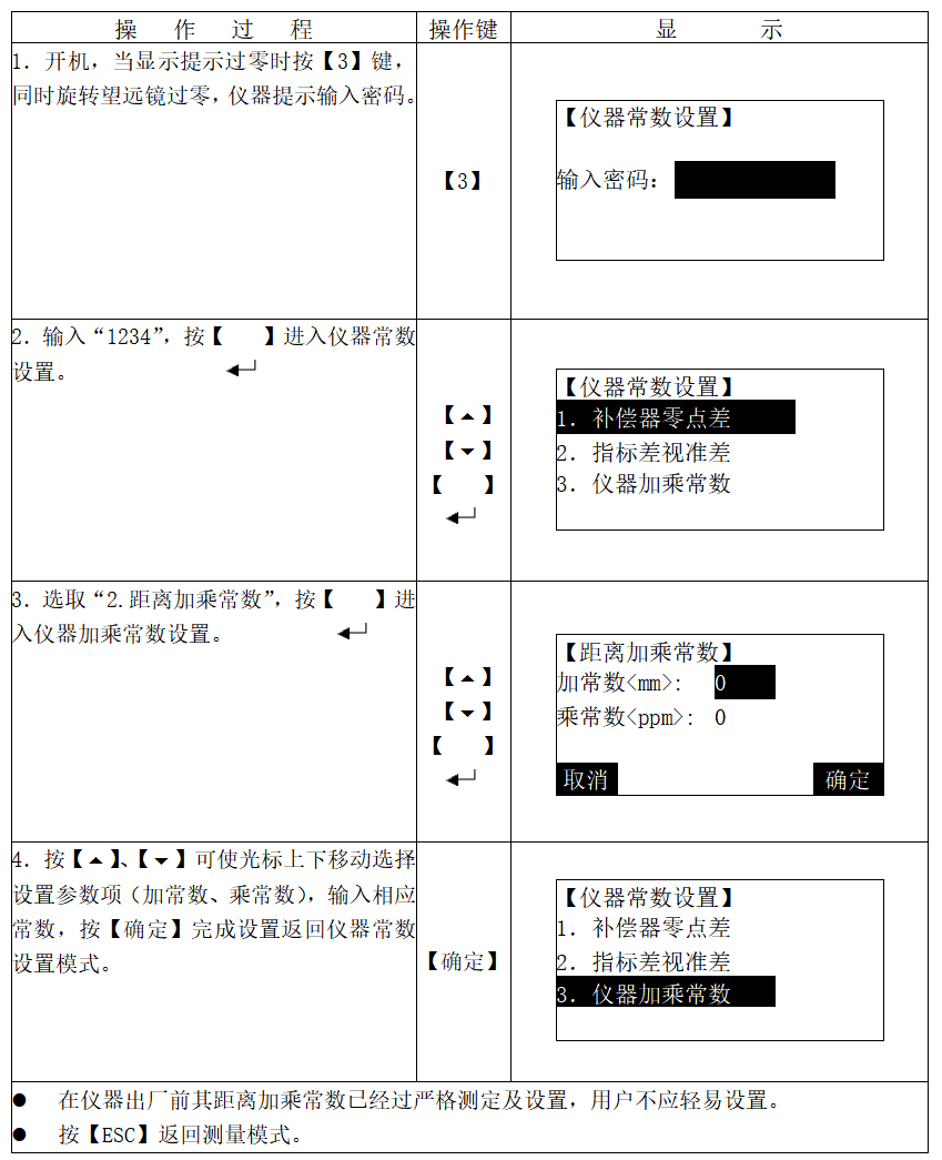 全站仪仪器常数设置详解与操作指南！